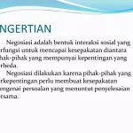 Teks Negosiasi
